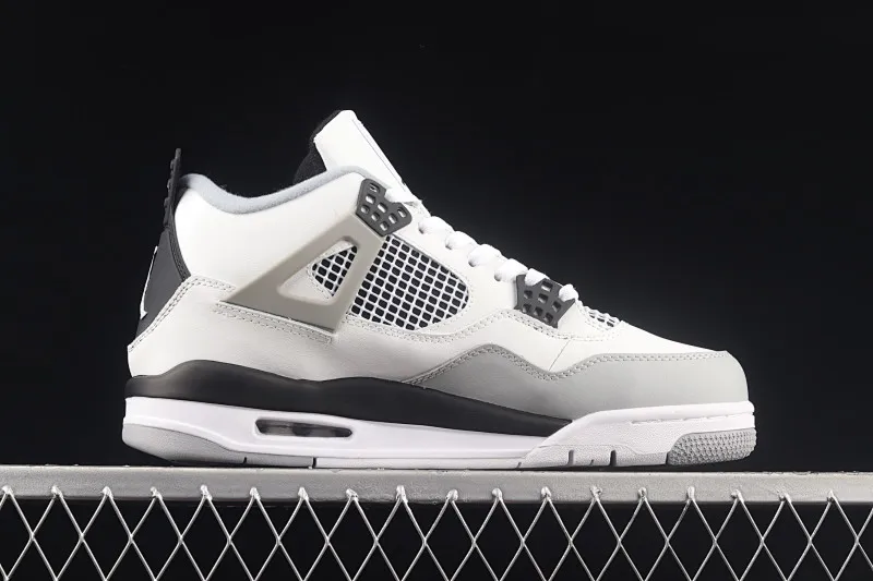 All categories Air Jordan Jordan series basketball shoes Air Jordan 4 Air Jordan 4 Retro GS "Light Smoke Grey" AJ4 Joe 4 white smoke gray basketball shoes CT8527-021